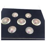 BOXED BLAZER BUTTONS 18K GOLD PLATED