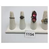 RINGS SILVER 925 THREE SIZE 6 ONE SIZE 10