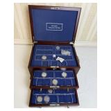 15 LIBERTY WALKING HALVES IN PRESENTATION CASE