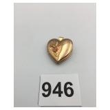 14KGF HEART LOCKET PENDANT
