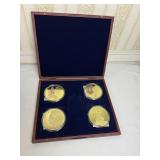 AM. MINT THE STAR-SPANGLED BANNER GOLD REPLICA