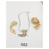WOVEN GOLD TONE MESH CHAIN HAIR BARRETTE ROPE