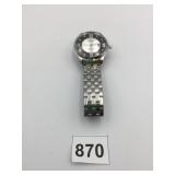 TITONI SPACE STAR AUTOMATIC WRISTWATCH SILVER