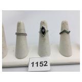 RINGS SIZE 6 ONE 18K HGE