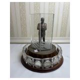 JOHN KENNEDY DISPLAY WITH 16 HALVES