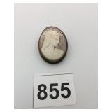 CAMEO PIN BROOCH