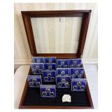 STATE QUARTERS 1 ST STRIKE P,D,S IN DISPLAY CASE