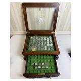 STATE QUARTERS IN BOX W/ EXTRAS