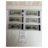 PRESIDENTIAL $2.00 NOTES SLABBED