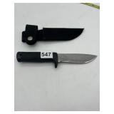 CAMP CHINA MADE KNIFE WITH SHEATH DROP LOOP BELT