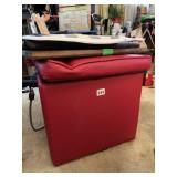 STORAGE OTTOMAN, ART WITH TAPE ON IT AND MORE