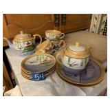 VINTAGE ASIAN TEA SET, MADE IN JAPAN, TEAPOT,