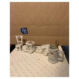 PORCELAIN TRINKETS, CHAIR, CAR