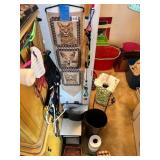 HANGING CAT TAPESTRY, TRASH CANS, TOILET PAPER,