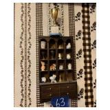 SMALL TRINKET SHELF WITH DRAWERS, TRINKETS,