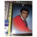 ELVIS PORTRAIT AND ASSORTED OTHER ITEMS