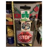 METAL CABINET WITH STICKERS AND MAGNETS 28