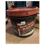 QUICK PATCH FOR BLACK TOP, PARTIALLY USED