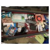 CONTENTS OF DRAWER, LIGHT BULBS, VACUUM PARTS AND