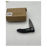 COLUMBIA RIVER 7313 BLACK POCKET KNIFE