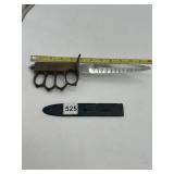 1908 US MILITARY KNIFE W/ SHEATH 4 FINGER HOLDER