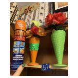 ICE CREAM CONE VASES, STATIC GUARD