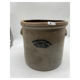#4 DELLEVILLE POTTERY BELLEVILLE OHIO CROCK GOOD