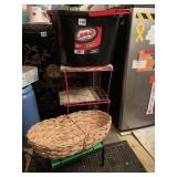 LIBMAN UTILITY BUCKET, PICK WIRE SHELVING, BASKET
