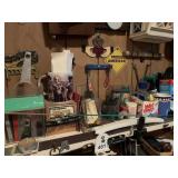 ITEMS ON SHELF AS SHOWN IN PHOTOS, SOME BOXES