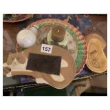CAT TRAY WITH ATTACHED WITH FELTS, TEXAS MUSHROOM