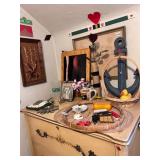 WOOD ANCHOR, SUN CANDLE HOLDER, VIOLIN POSTER,