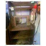 PRESSTWOOD DESK WITH SHELF ABOVE