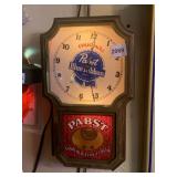LIGHT UP PABST BLUE RIBBON CLOCK BOTTOM SECTION