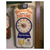 THIS IS THE PLACE NOW IS THE TIME PABST BLUE