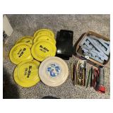 ADV. PIECES BI-RITE OIL, FLASHLIGHTS, ETC.