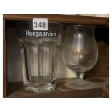 HOEGAARDEN GLASS AND DUEL GLASS