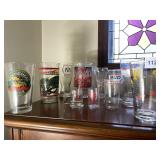 ASSORTMENT OF BEER GLASSES