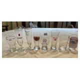 ASSORTED BEER GLASSES