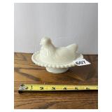 6" AVON HEN ON NEST CANDY DISH