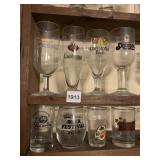 KILLIAN AND 7 OTHER BEER GLASSES