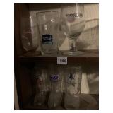 SCHLITZ AND SAMUEL ADAMS GLASSES