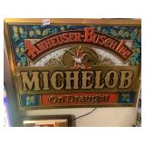ANHEUSER BUSH INC MICHELOB ON DRAFT LIGHT UP SIGN