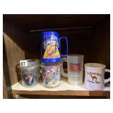 JOE CAMEL LOT MUGS AND STEINS