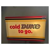 COLD DUKE TO GO LIGHT UP SIGN