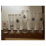 WARSTEINER 6 GLASSES INCL. PILSNER