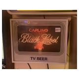 CARDLING BLACK LABEL BEER TV BEER LIGHTS UP IN