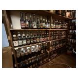 LARGE ASSORTMENT BEER BOTTLES INCLUDING RED DOG,
