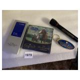 ANHEUSER BUSCH KEY RING, PHOTO FRAME, FLASHLIGHT