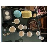 PLANTERS, CHATEAU RENAISSANCE TRAY, MAW, PAW CUPS