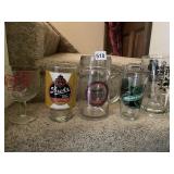 ASSORTED BEER GLASSES